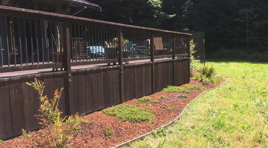 Residential landscape in Arcata